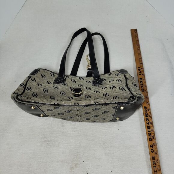 DOONEY & BOURKE Purse Bag Womens Silver Buckle Designer Satchel Bags Purses - Picture 6 of 16